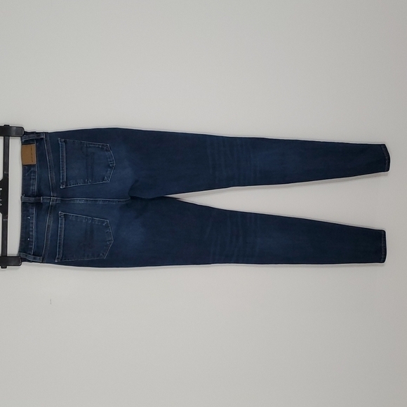 AMERICAN Eagle 360 next level stretch dark wash super high rise jeggings - Picture 4 of 8